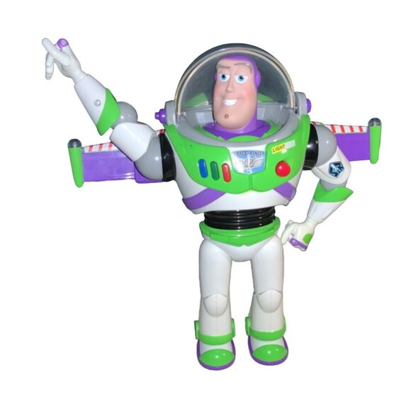 DISNEY TOY STORY BUZZ LIGHTYEAR 12 INCH SOUNDS LIGHTS ACTION FIGURE PIXAR - Picture 1 of 12
